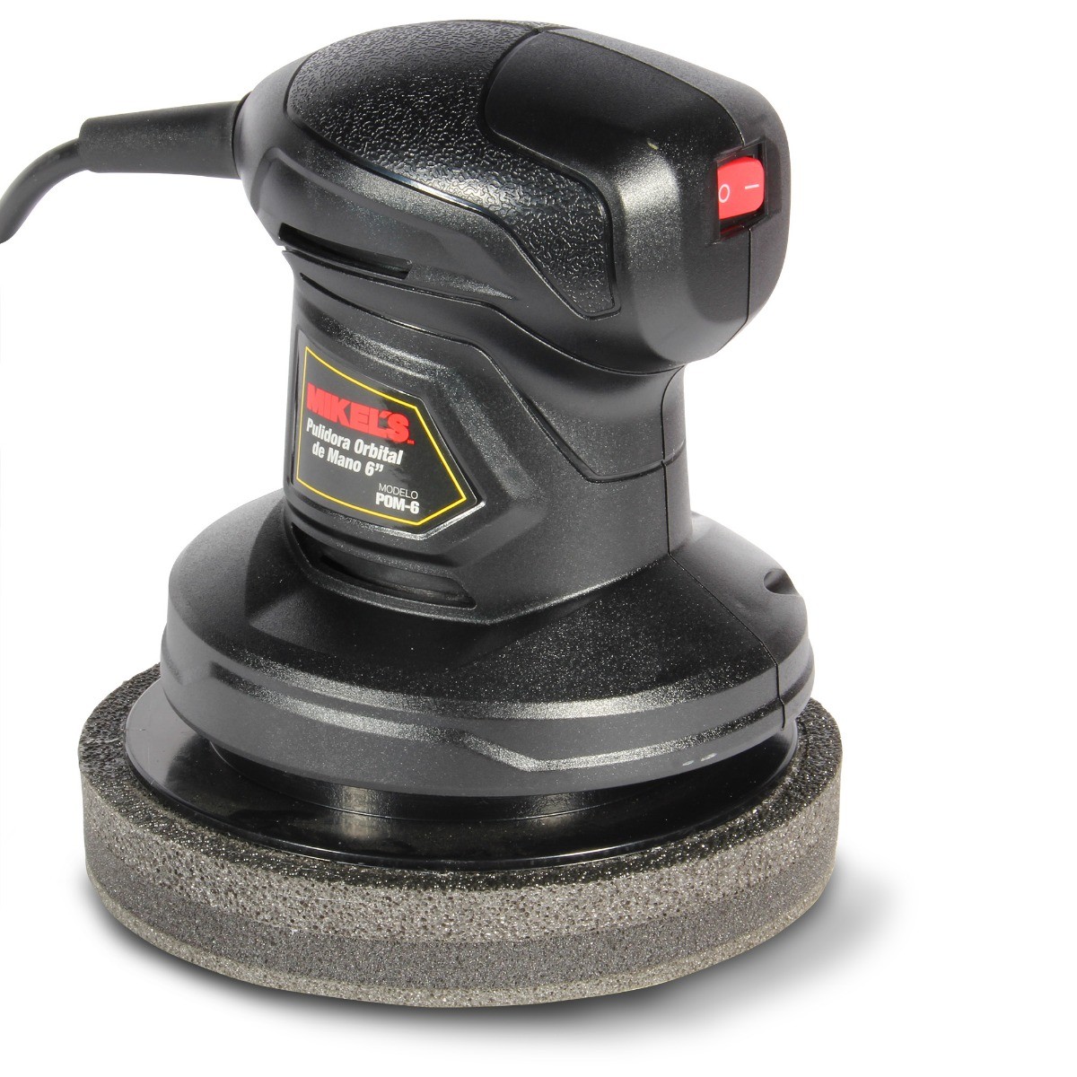 MIKELS-POM-6 / POM-6 Pulidora orbital a una mano (6”, 3800 RPM)