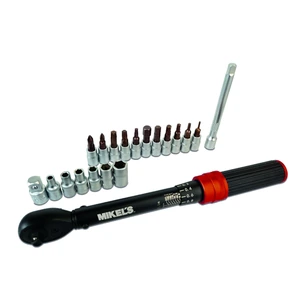 Torquímetro para bicicleta (set 20 pzas), (1/4" 1-25 Nm)