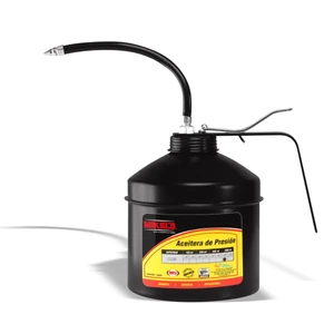 MIKELS-Z5F / Z5F Aceitera de presión, bote de acero, tubo flexible (1000 ml)