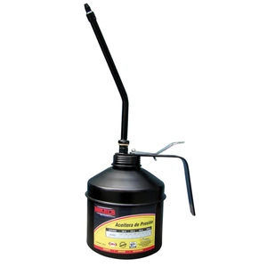 Aceitera de presión, bote de acero, tubo rígido (1000 ml)