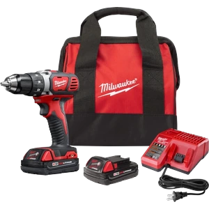 Milwaukee M18 Brushless Taladro y Atornillador de Media Pulgada Kit 2606-22CT 500 in-lbs 1800 RPM