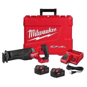 Milwaukee 2821-22 M18 FUEL SAWZALL Kit 2 Baterías XC5.0 3,000 SPM 1-1/4 in Stroke