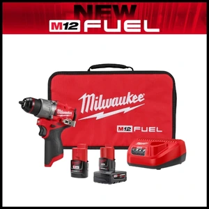 Kit de Taladro Percutor/Destornillador M12 de 1/2" Milwaukee 3404-22