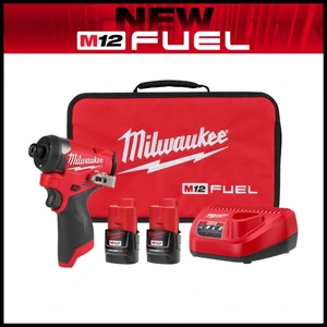 Destornillador de impacto hexagonal M12 de 1/4" Kit Milwaukee 3453-22