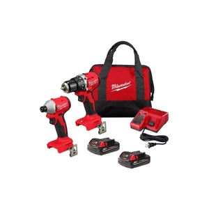 MILWAUKEE-361022CT / 361022CT Combo Rotomartillo y Llave De Impacto M18 Milwaukee 3610-22CT