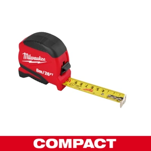 MILWAUKEE-48-22-1726 / 48-22-1726 Flexómetro 8 Metros Compacto Milwaukee 48-22-1726
