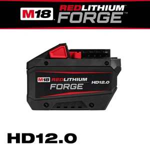 Milwaukee 48-11-1813 M18 Forge HD12.0 RedLithium Batería 12.0Ah Alta Capacidad Máxima