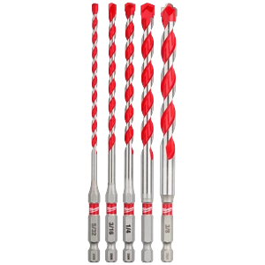 Juego de brocas para martillo de carburo Milwaukee 48-20-9051