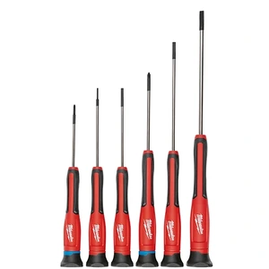 Juego de Destornilladores de Precision de 6pzas con Estuche Milwaukee 48-22-2606