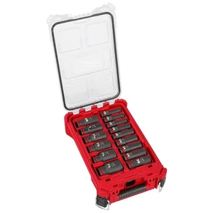 MILWAUKEE-49666802 / 49666802 Set de Dados SHOCKWAVE Impact Duty de 1/2" Dr 15 piezas SAE Milwaukee 49-66-6802