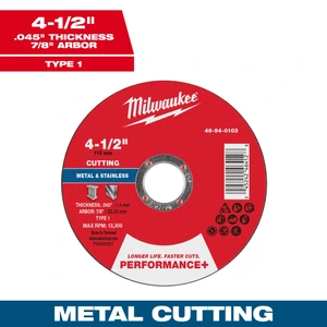 Disco de corte para metal Performance+