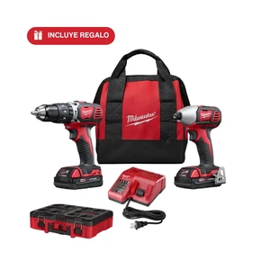MILWAUKEE-P226-2697 / P226-2697 Combo RotoMartillo y Pistola de Impacto M18 Milwaukee P226-2697