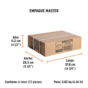 Bolsa c/4 mini abrazaderas sin fin # 4, 3/8