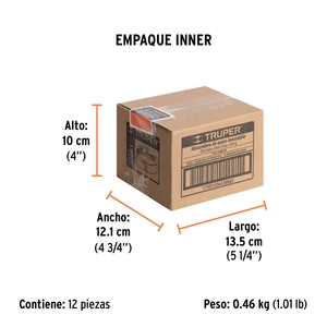 Bolsa c/4 mini abrazaderas sin fin # 6, 1/2 - 3/4