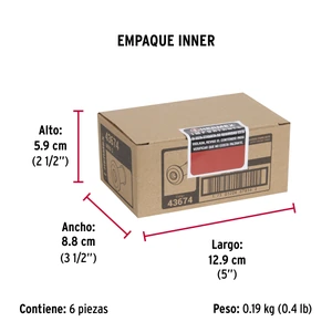 Mirilla de seguridad acabado cromo mate, Hermex