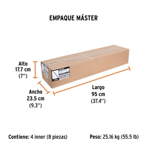 Hacha media labor 4-1/2 lb, mango fibra de vidrio 36
