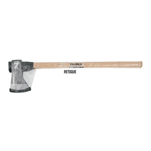 Hacha media labor 4 lb, mango de madera 36