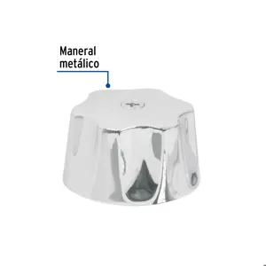 Foset Maneral hexagonal metálico para lavabo y fregadero, Basic