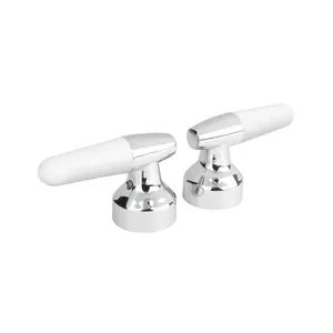 Juego de 2 manerales ABS/metal tipo cono para lavabo, Basic