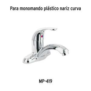 Foset Maneral de palanca p/monomando lavabo MP-419, cromo, Basic