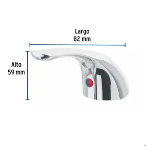 Foset Maneral de palanca p/monomando lavabo MP-419, cromo, Basic