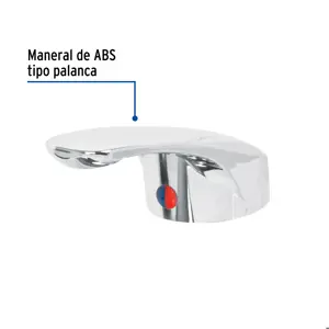 Foset Maneral de palanca p/monomando lavabo MP-420, cromo, Basic