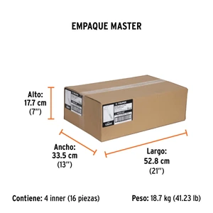 Truper Martillo tubular 20 oz uña California Ripper, cara fresada