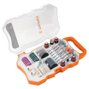 100757 / MOTO-KIT-121 Kit con 121 accesorios para herramienta rotativa, Truper