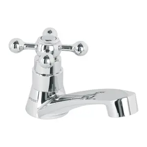 Foset Llave individual para lavabo, ABS, maneral cruceta, Basic