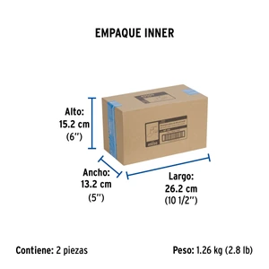 Monomando plástico para lavabo, nariz recta, Foset Basic