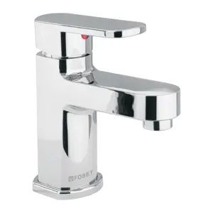 48192 / MP-421 Monomando plástico para lavabo, maneral plano, Foset Basic