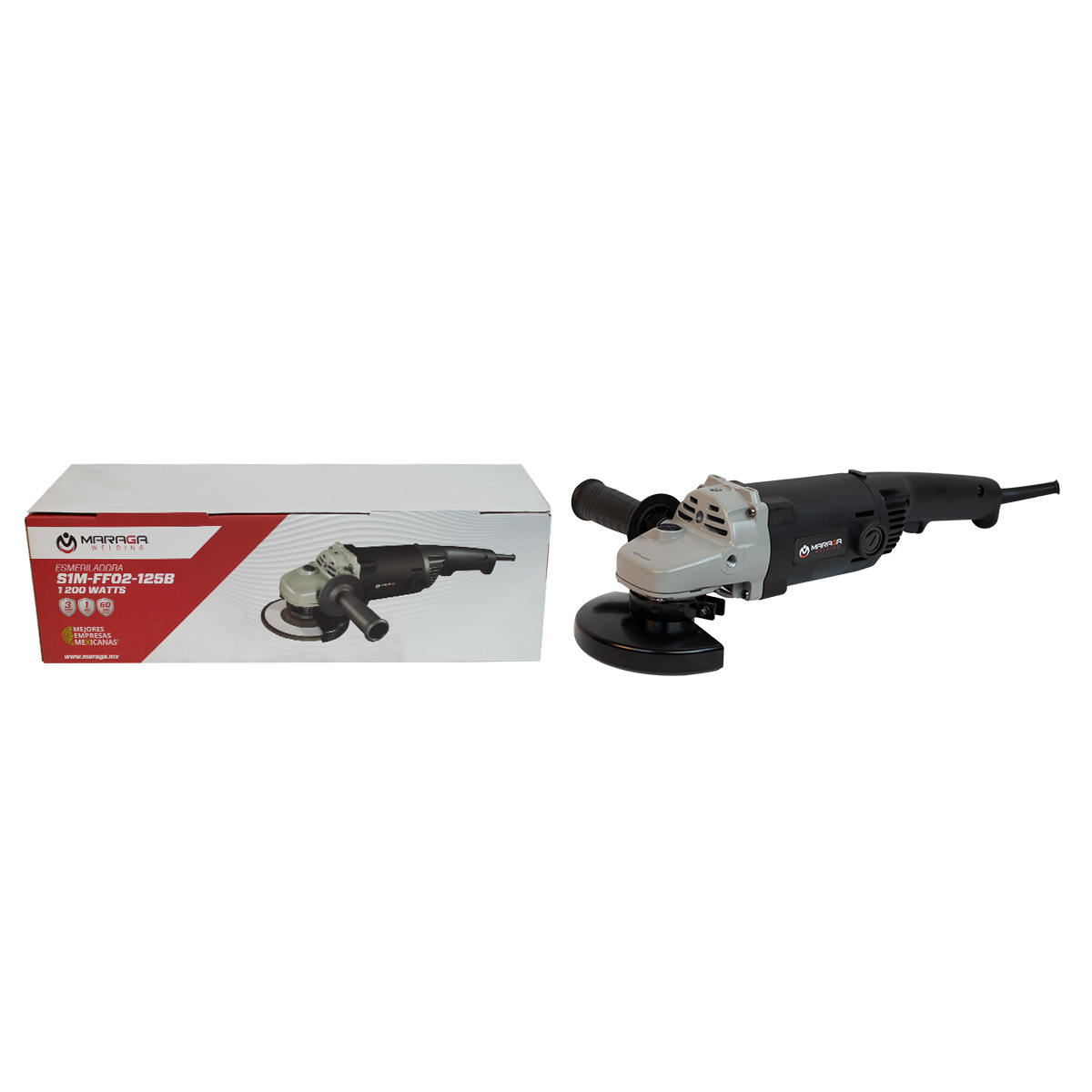 MP1200 / 7502224730822 Esmeril Angular Maraga 1200W 5 Pulgadas MP1200
