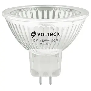 Lámpara de halógeno 50 W tipo MR 16 base GU5.3, Volteck