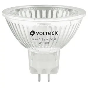 47253 / MR-1650 Lámpara de halógeno 50 W tipo MR 16 base GU5.3, Volteck