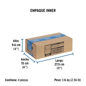 Foset Juego de 2 manerales acrílico ámbar para regadera, Basic