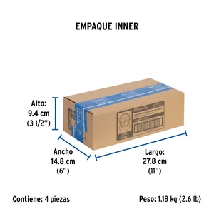 Foset Juego de 2 manerales acrílico azul para regadera, Basic
