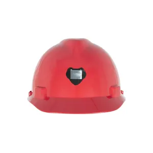 Casco de Seguridad Tipo Cachucha con Portalámpara Rojo MSA M2303531CR