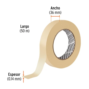 Cinta masking tape de 1-1/2