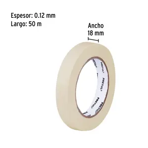 Cinta masking tape de 3/4