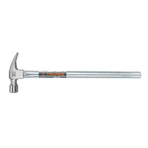 Martillo tubular pulido 20oz cara fresada, uña recta, Truper