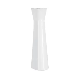 Pedestal cerámico para lavabo, blanco, FOSET