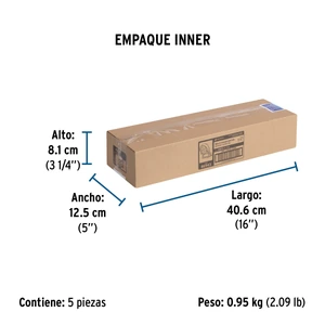 Mufa con abrazadera para tubo 1-1/4