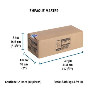Mufa con abrazadera para tubo 1-1/4