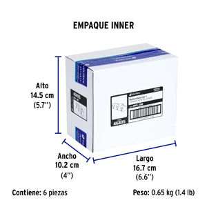 Multicontacto triple aterrizado, tipo 