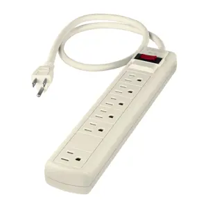 47183 / MUL-627 Volteck Multicontacto 14 AWG 6 entradas supresor de picos 270 joules