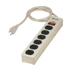 47185 / MUL-660 Volteck Multicontacto 14 AWG 6 entradas supresor de picos 600 joules