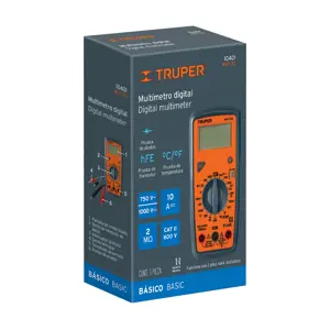 10401 / MUT-33 Multímetro digital junior, Truper