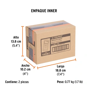 Truper Multimetro profesional con RMS verdadero y auto rango