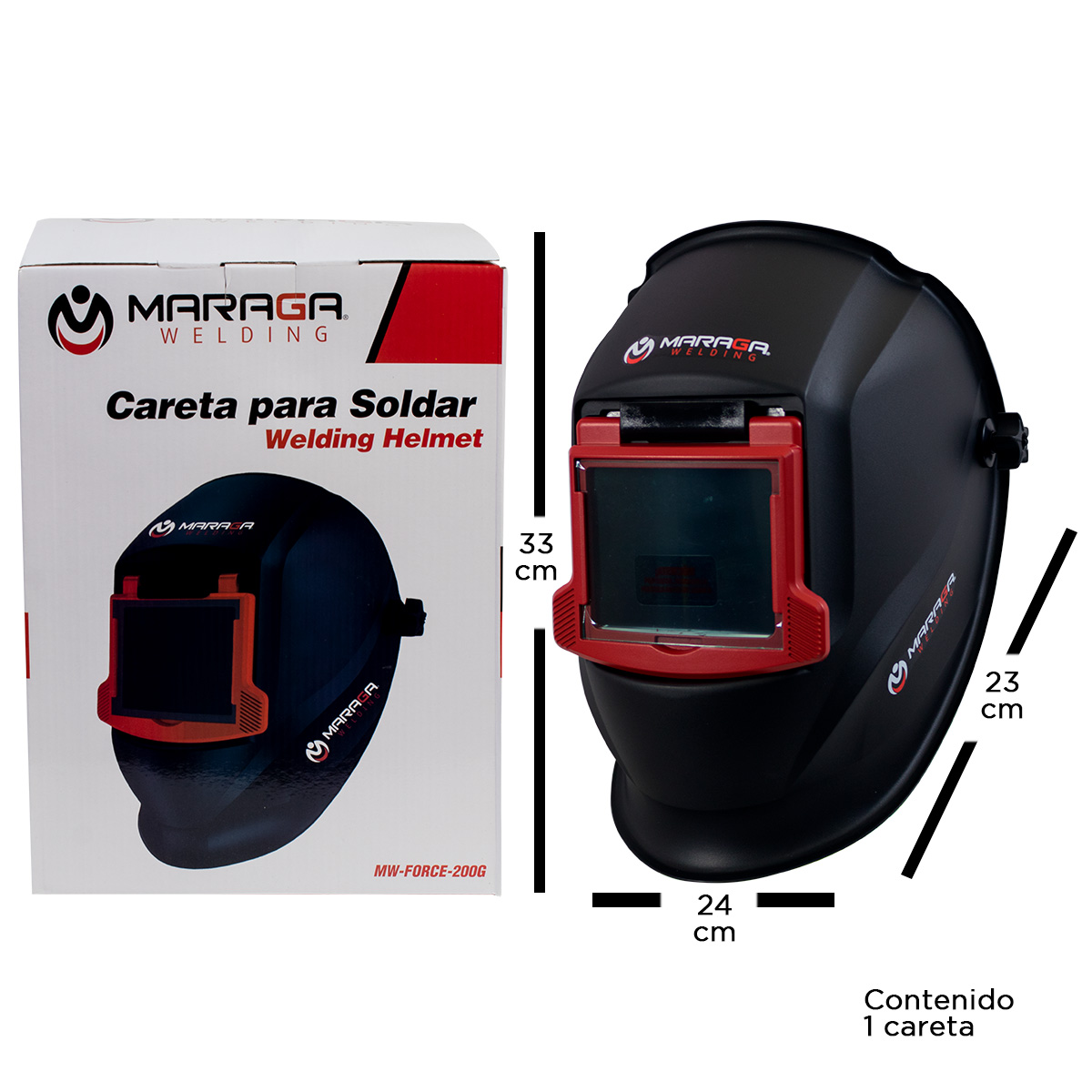 Careta para soldar Maraga sombra 11 Force-200g