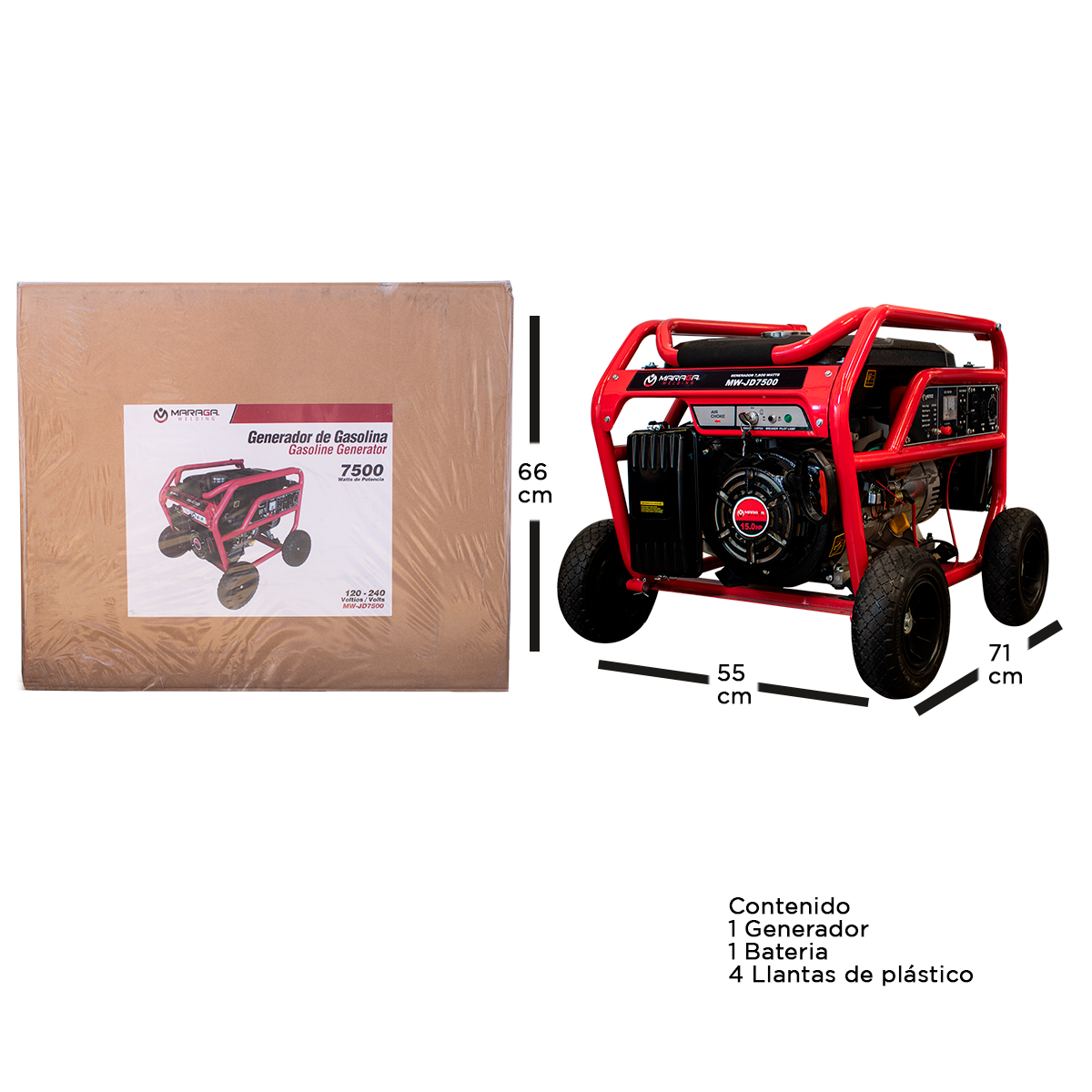 MW-JD7500 / 7502224730075 Generador Eléctrico Maraga 7500W